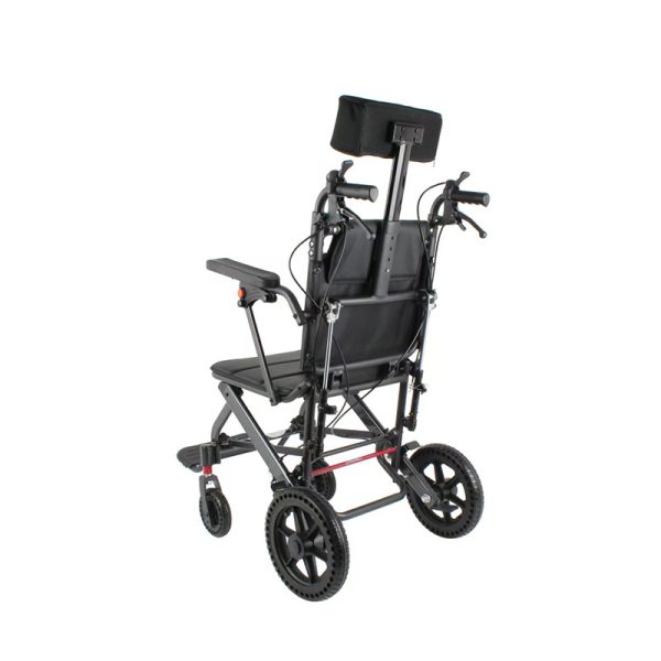 03 Silla de ruedas manual ultraligera YSM2035 12,7 kg, respaldo ajustable