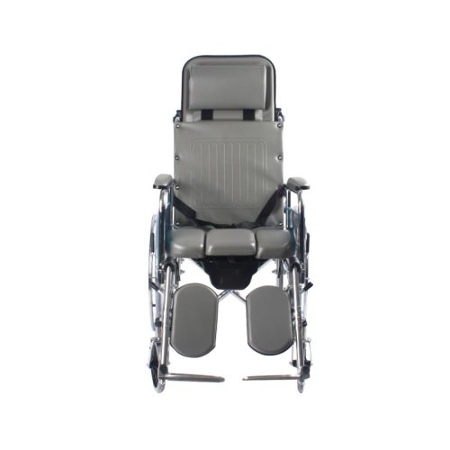 Silla de ruedas manual ligera YSM2020: acero resistente, asiento ergonómico y fácil manejo