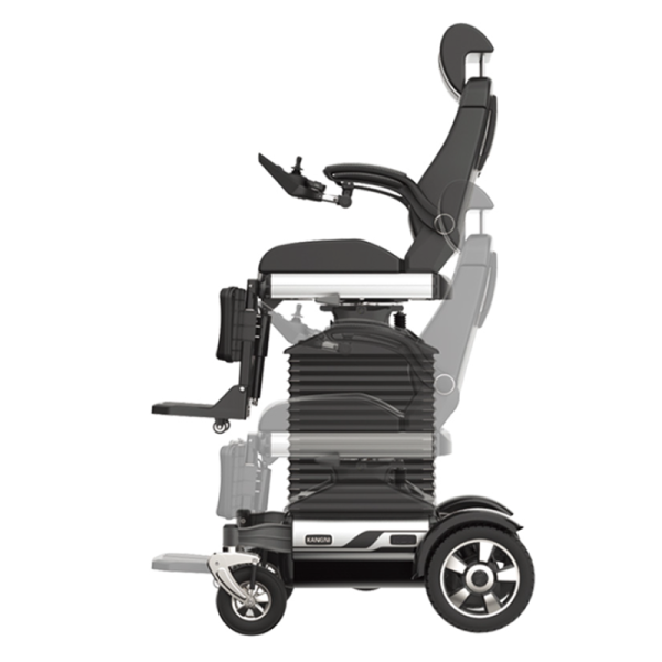 1 Silla de ruedas eléctrica de rehabilitación YSE313 para personas con discapacidad y mayores: todoterreno, asiento elevable ajustable