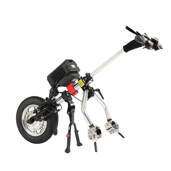 4 Accesorio para handbike para silla de ruedas YSH1005, luz delantera y pantalla LCD multivelocidad