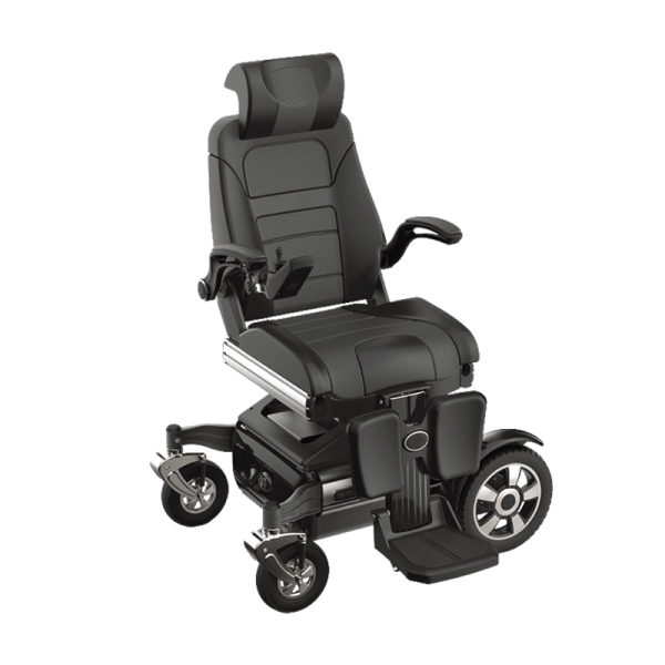 4 Silla de ruedas eléctrica de rehabilitación YSE313 para personas con discapacidad y mayores: todoterreno, asiento elevable ajustable