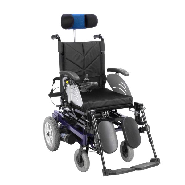 IMG_7829 Silla de ruedas eléctrica YSE312, con piezas de liberación rápida y función de elevación con giro de 360°