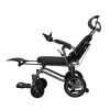 Silla de ruedas eléctrica reclinable YSE148 con reposabrazos y reposapiés ajustables y batería de liberación rápida