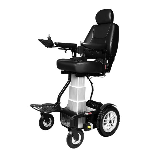 1 Silla de ruedas eléctrica plegable de altura ajustable YSE314 con elevador eléctric
