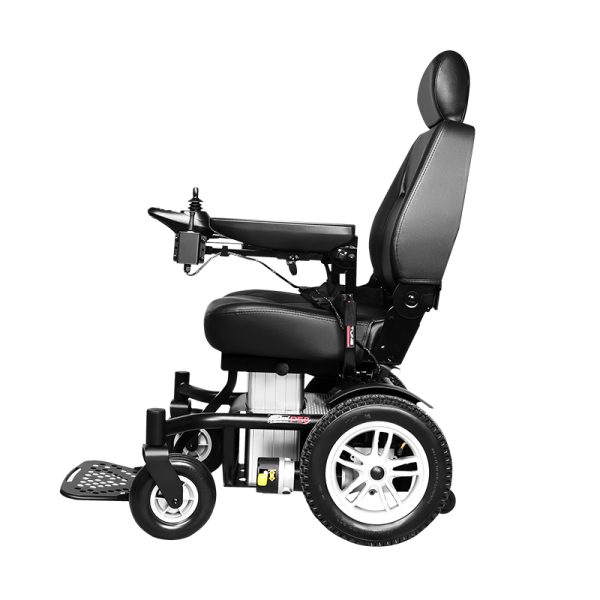 2 Silla de ruedas eléctrica plegable de altura ajustable YSE314 con elevador eléctric